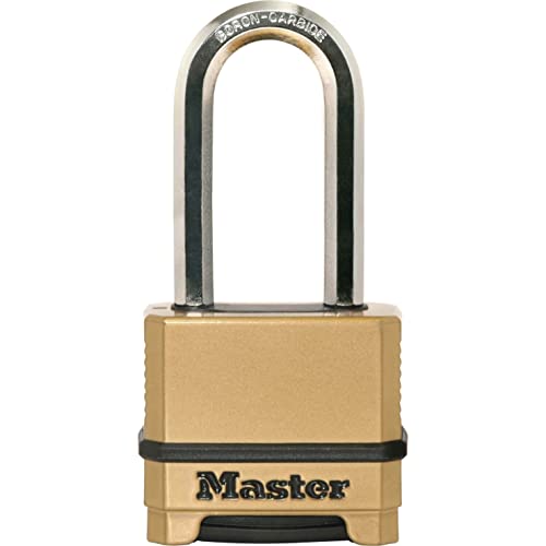 Master Lock Brass Combination Padlock for Indoor and Outdoor use with Resettable Combination for Gym Locker, Gate, Fence, or Shed Lock, 175D - Padlocks - Amazon.com