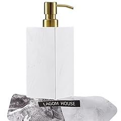 White Marble Soap Dispenser