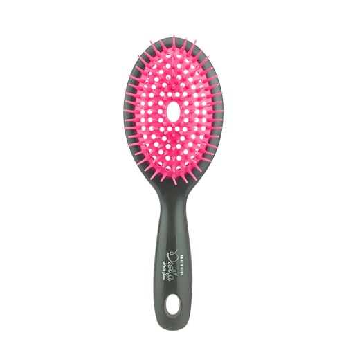 Deslía Hair Flow Cepillo Ovalado Pequeño Fucsia