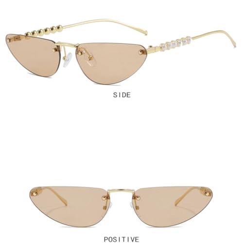 Lunettes de soleil œil de chat protégeant des UV sans marquer le nez - 4