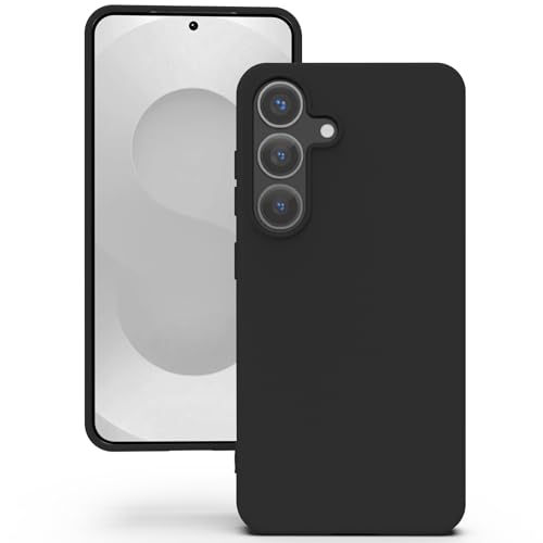 Coque Samsung Galaxy S25 Plus YATWIN silicone noir housse souple protection antichoc