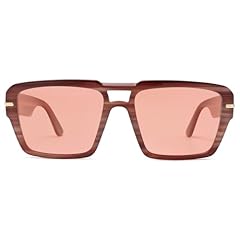 Brown Tortoise Frame Pink Orange Lens