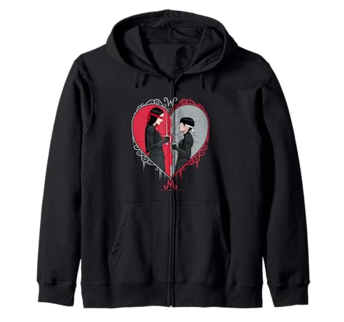Wednesday Season 2 Morticia VS Wednesday Fencing Match Sudadera con Capucha