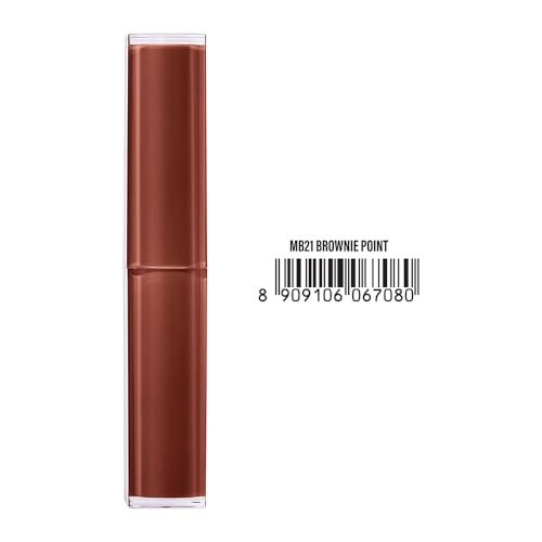 Image of Lakme 9to5 Lip Tattoo Matte Slim Stick, Brownie Point, 2g, for Intense Color and Full Coverage, with Bakuchiol and Vitamin E, Smudgeproof and Waterproof, Long-Lasting Lipstick for Women