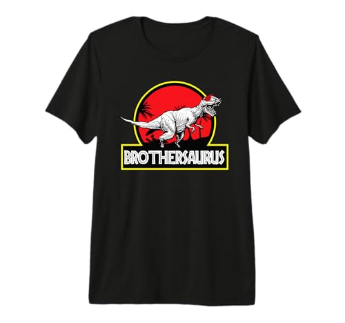 Brother-Saurus T-Rex Dinosaur Cool Animal Premium T-Shirt
