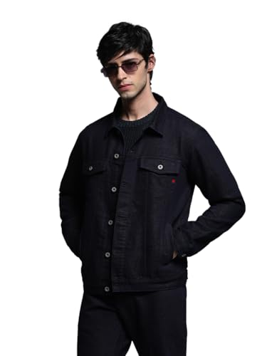 Image of JACK & JONES Men's Cotton Blend Standard Length A-Line Coat