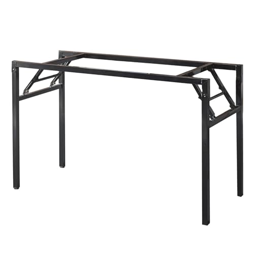 Pieds de table noirs industriels Feng Shui réglables de 98 cm pour bureau et meuble