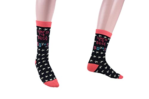 SHATCHI Simply The Best 50 Year Old Gift Novelty Socks for 50th Birthday Keepsake Gift Unisex For Her Him