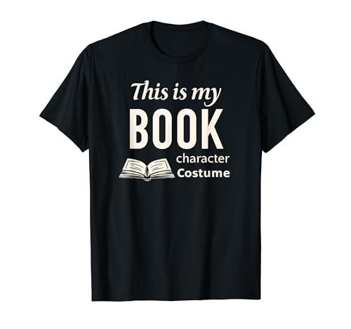 Sarcastic This Is My Book Character Costume Funny Halloween T-Shirt