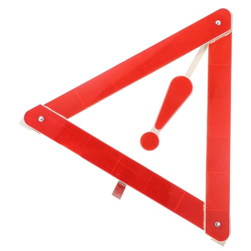 Triangle de signalisation automobile pliable pour sécuriser une panne sur la route