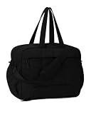 Cabin Bag 45x36x20 for Easyjet Airlines Fit 15.6-Inch Laptop Underseat Travel Duffel Bag with Shoe Compartment Hospital Bag Carry on Luggage for Women and Men (Black)