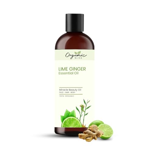 Image of Lime Ginger Essential Oil 100% Pure and Natural Therapeutic Grade Essential Oil for Hair Skin Care (50 ML)
