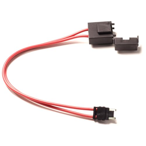 Adaptateur fusible voiture 32V robuste avec extension de fil 16 AWG