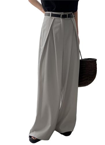 HVT Wide Leg Dress Pants for Women High Waisted Loose Palazzo Pan...