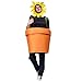 Gupgi Potted Sunflower Costume for Adult Potted Flower Costume Set Unisex Hooded Flowerpot Sunflower Costume Halloween Party (Auburn, One Size)