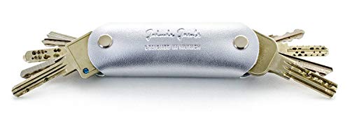 Jaimie Jacobs Smart Leather Key Holder - KEY BOY - Key Organizer for up to 12 keys for Men and Women