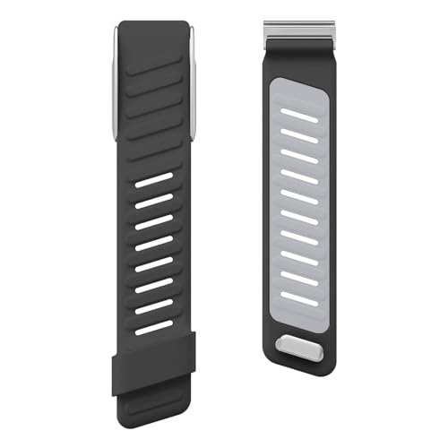 Ersatz-Armband kompatibel mit Whoop MG/5.0 Ersatzarmband, Silikon Ersatzband Ersatzarmband Uhrenarmband Replacement Wechselarmband Watch Band Fitness Tracker Sportband Uhrband (Black, One size)
