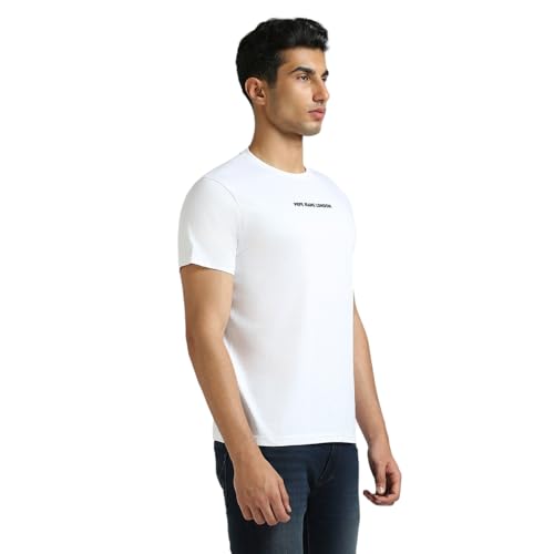 Image of Pepe Jeans Men T-Shirt|Cotton|Slim Fit