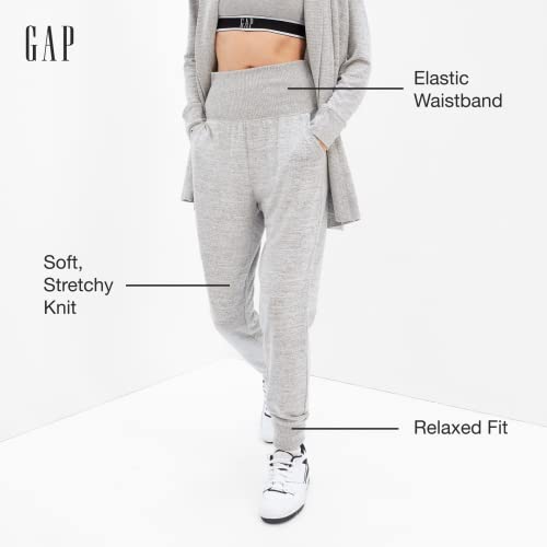 Gap Womens Softspun Jogger Sweatpants, Lt Heather Grey V2, Large Us #TOP1
