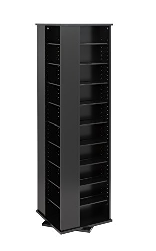 Prepac 18.75" Spinning Tower Media Storage