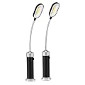 LED Concepts BBQ Grill Lights Magnetic Base Super-Bright LED Lights-360 Degree Flexible Gooseneck, Weather Resistant, Task Lighting Barbecue Grilling, 2 Pack (Black)
