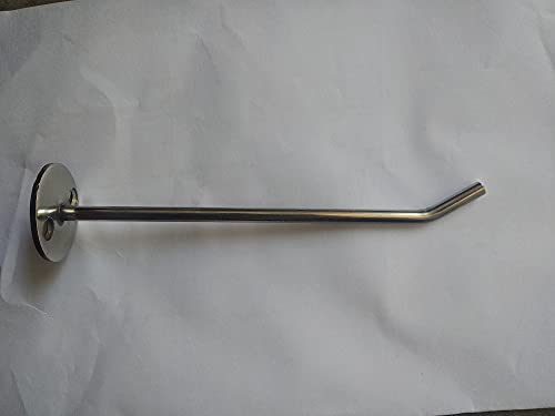 Image of Q1 Beads 24 Pcs 6 inch Stainless Steel Wall Mount Display Hook Hanger for Showroom /Mobile Shop /Supermarket /Clothes (Chrome)