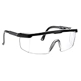 NoCry Protective Safety Glasses with Anti Fog Coating, Tough and Clear, ANSI Z87.1 Rated, Scratch...