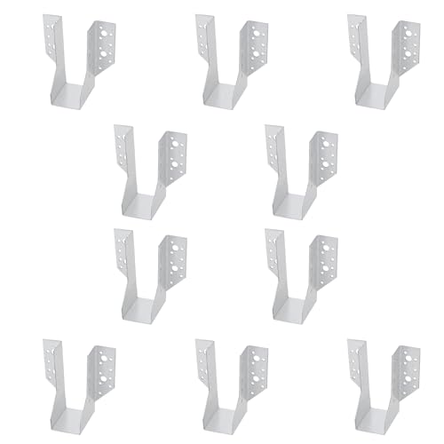 KOTARBAU® 10er Set Balkenschuh Typ A 50 mm Holzbalkenverbinder Balkenverbinder für Baukonstruktion außenliegend Verbinder