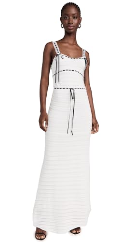 For Love & Lemons Women's Mayfair Maxi Dress, White, M : Clothing, Shoes &  Jewelry - Amazon.com