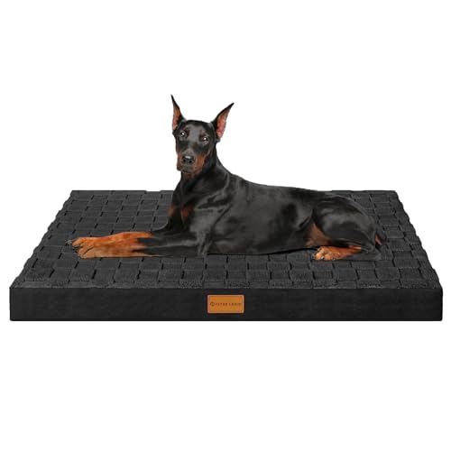 Patas Lague Orthopedic Jumbo Dog Bed for Extra Large Dogs 56''X40'', Waterproof Soft Warm...