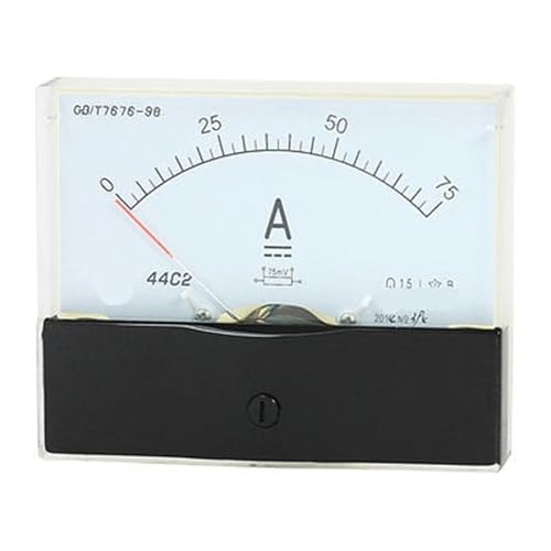 Ampèremètre analogique 0-75A à aiguille haute visibilité pour tableau