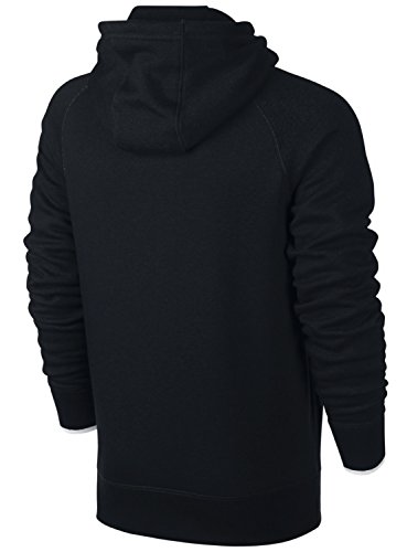 Nike Air Fleece Hooded Top Full Zip Hoodie Heritage Mens Hoodie Black New 727387 (US, Alpha, X-Large, Regular, Regular, Black)2