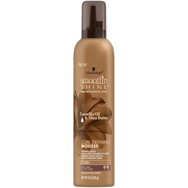 Smooth N Shine Curl Mousse Defining 9 Ounce (266ml) (3 Pack)
