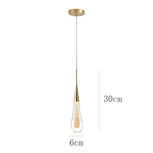 Lustre LED entièrement en cuivre avec éclairage directionnel - 4