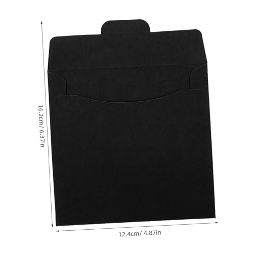 WRITWAA 50 Sztuk Torebka Na Płyty CD Uchwyt Do Przechowywania Płyt Dvd Koszulki Na Płyty Dvd Koperty Na Płyty CD Etui Na Płyty Dvd Papierowa Koperta Koperta Na Płyty CD Etui Na Płyty Dvd