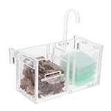 BESPORTBLE 1satz Fischtank Filterbox Wandmontierte Aquarium Wasserreinigungsanlage Geräuschlos Für Klares Wasser Ohne Pumpe Zubehör Für Aquarien Und Fische