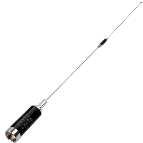 HYS GMRS Antenna NMO Mount 35-Inch - 5.5dBi Low Profile UHF Whip Antenna 462-467MHz, Pre-Tuned for Midland/Motorola GMRS Mobile Radios, Car Truck SUV Installation