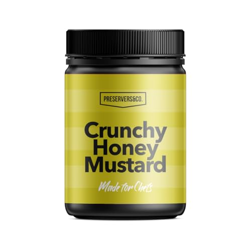 Crunchy Honey Mustard 1kg - Made in Scotland, Wholegrain,Honey-In...