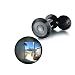 TOGU TG3016YG-BNC Brass UL Listed 220-degree Door Viewer with Heavy Duty Privacy Cover for 1-3/8" to 2-1/6" Doors,Polished Black Nickel Finish