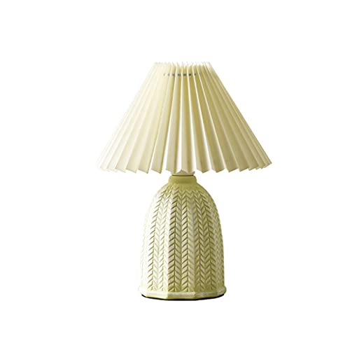 Lampe de bureau plissée contre la fatigue visuelle, style rétro de salon