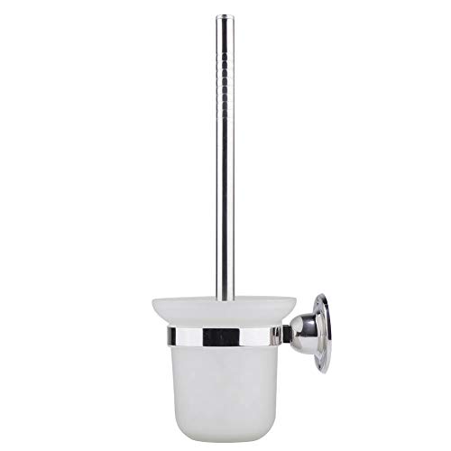 Image of Milltrip Toilet Brush and Holder Set, Stainless Steel Wall Mounted Bathroom Toilet Brush with Holder