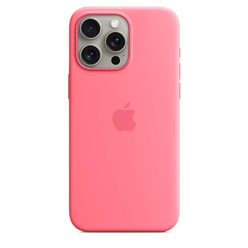 Apple Funda de Silicona con MagSafe para el iPhone 15 Pro MAX - Rosa 