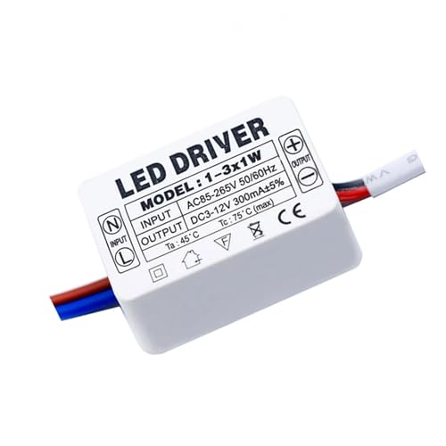Pilote LED 300mA transformateur d'éclairage 18-25W AC85-265V - 3