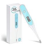 Body Thermometer for Fever, Underarm Rectal Baby Thermometer Waterproof Oral Thermometer with Beeper...