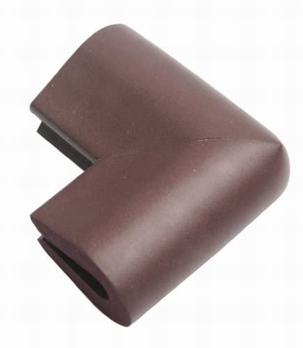 Image of Baby Safety Child Proofing U Shape Edge Protector Corner Cover Guards Cushion for Glass Table and Thin Table Tops (Brown) (Pack of 20)