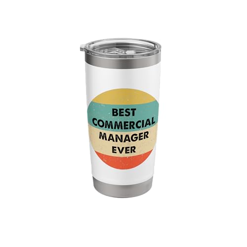 Commercial Manager Shirt | Best Commercial Manager Ever Stainless Steel Insulated Tumbler