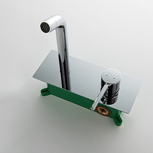 Robinet de salle de bain mural mitigeur laiton chrome évier