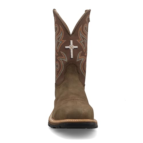 Image of Twisted X Men's 11 inch Pull on Nano Composite Toe Side Zip Ultralite X Western Work Boot,