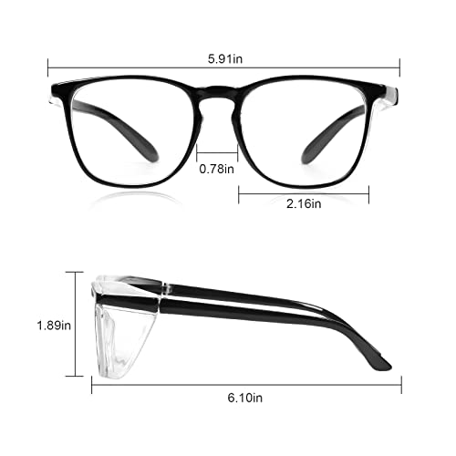 Stylish Safety Glasses Goggles For Women Girls Anti-Fog Glasses Protective Eyewear Clear Anti-Scratch/-Blue Ray Glasses #TOP5