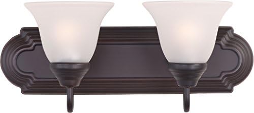 Maxim Essentials-2 Light Early American Bath Vanity in Early American style-18 Inches Wide by 7 inches high-Oil Rubbed Bronze
